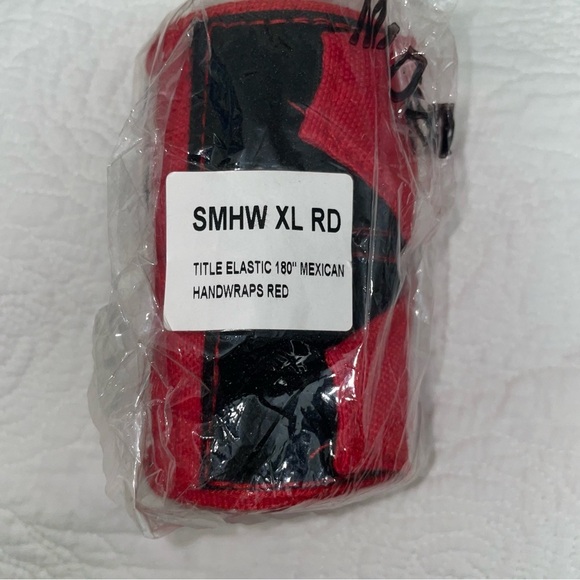 Title | Boxing Wraps, Elastic 180” Mexican Handwraps Red - Picture 3 of 3